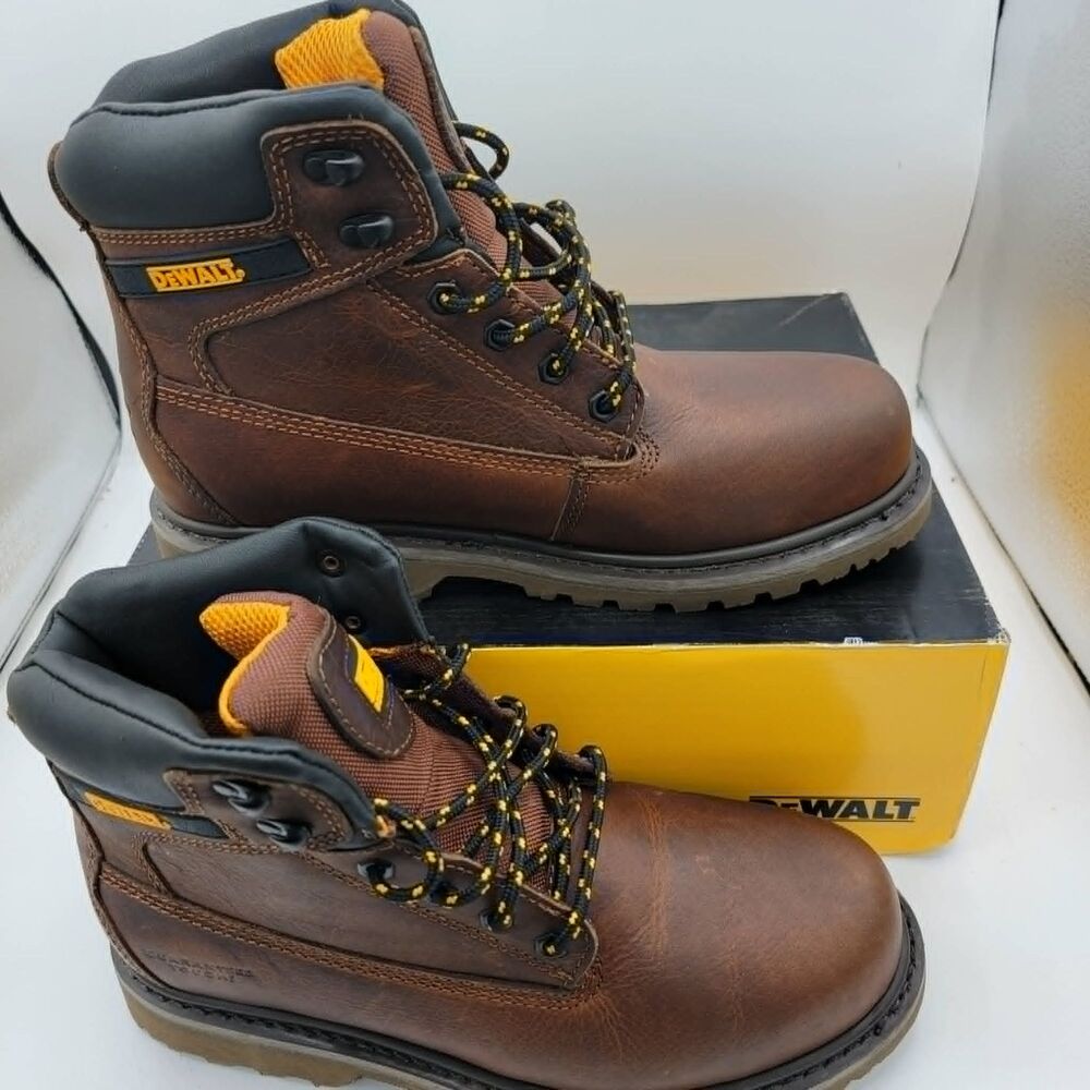 DeWalt Size 10w Men's steel toe boots New Brown